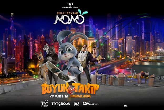 TRT Ortak Yapımı “Akıllı Tavşan Momo: Büyük Takip” 28 Mart 2025’te Vizyona Girecek